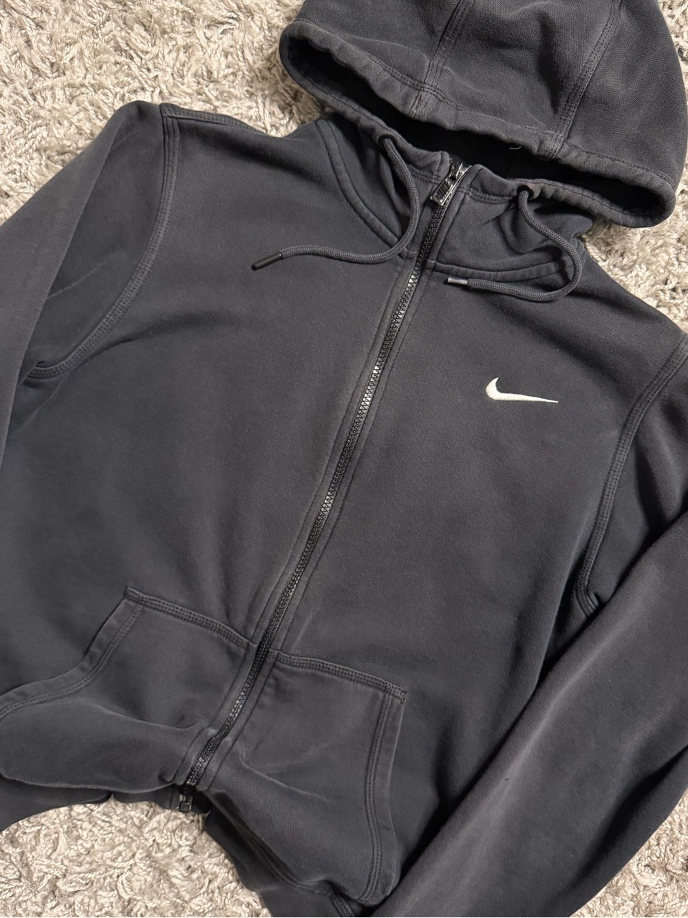 Nike Black Zip Hoodie